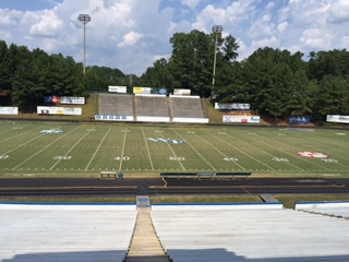 Trentini stadium ready for fall season sports in Aug. 2015. 