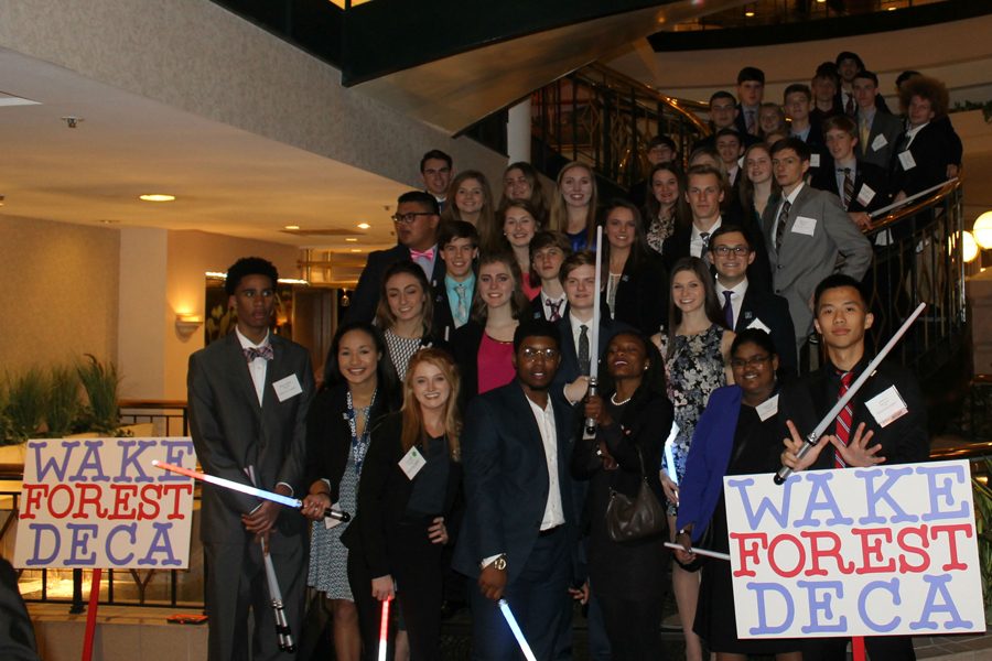 28 out of 45 DECA participants qualify for nationals
