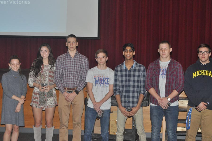 Male and female athletes of the year honored with Cougar Medal recipients. The Cougar Medal is reserved for students who have attained some significant achievement during the school year.