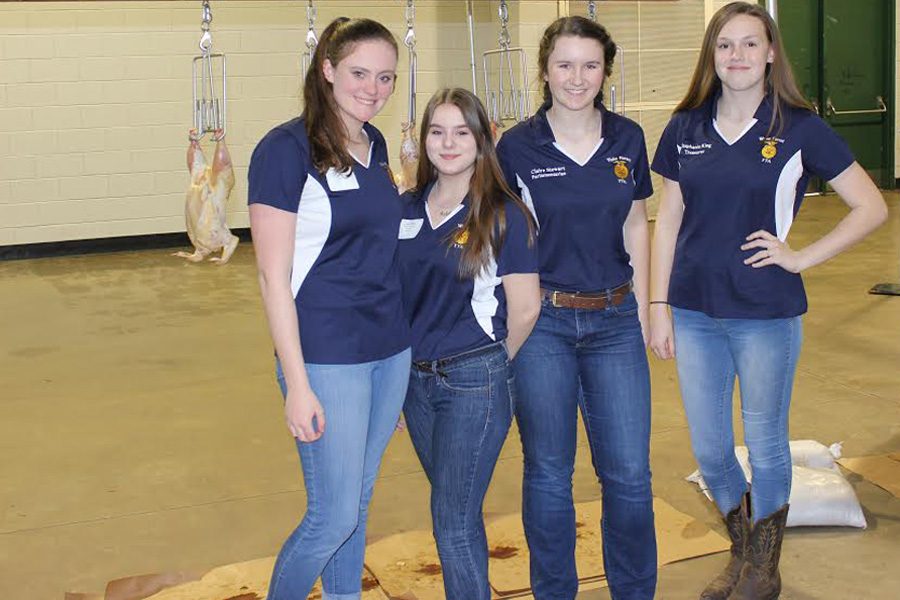 Poultry Evaluation Team
Left to right: Lindsay Madden, Katelyn Shattuck, Claire Stewart and Stephanie King
