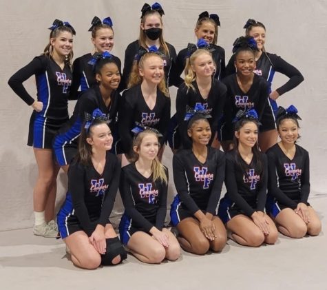 Cheer Team Nabs First Place At NCHSAA Invitational